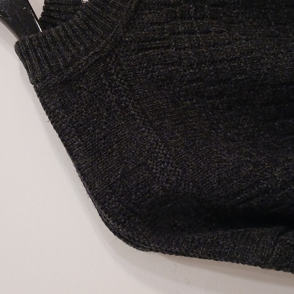 TIP TOP TAILORS Mens Heavy Knit Sweater in Grey - Picture 2 of 6